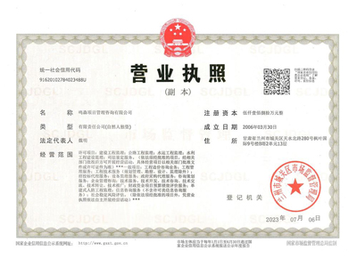营业执照副本
